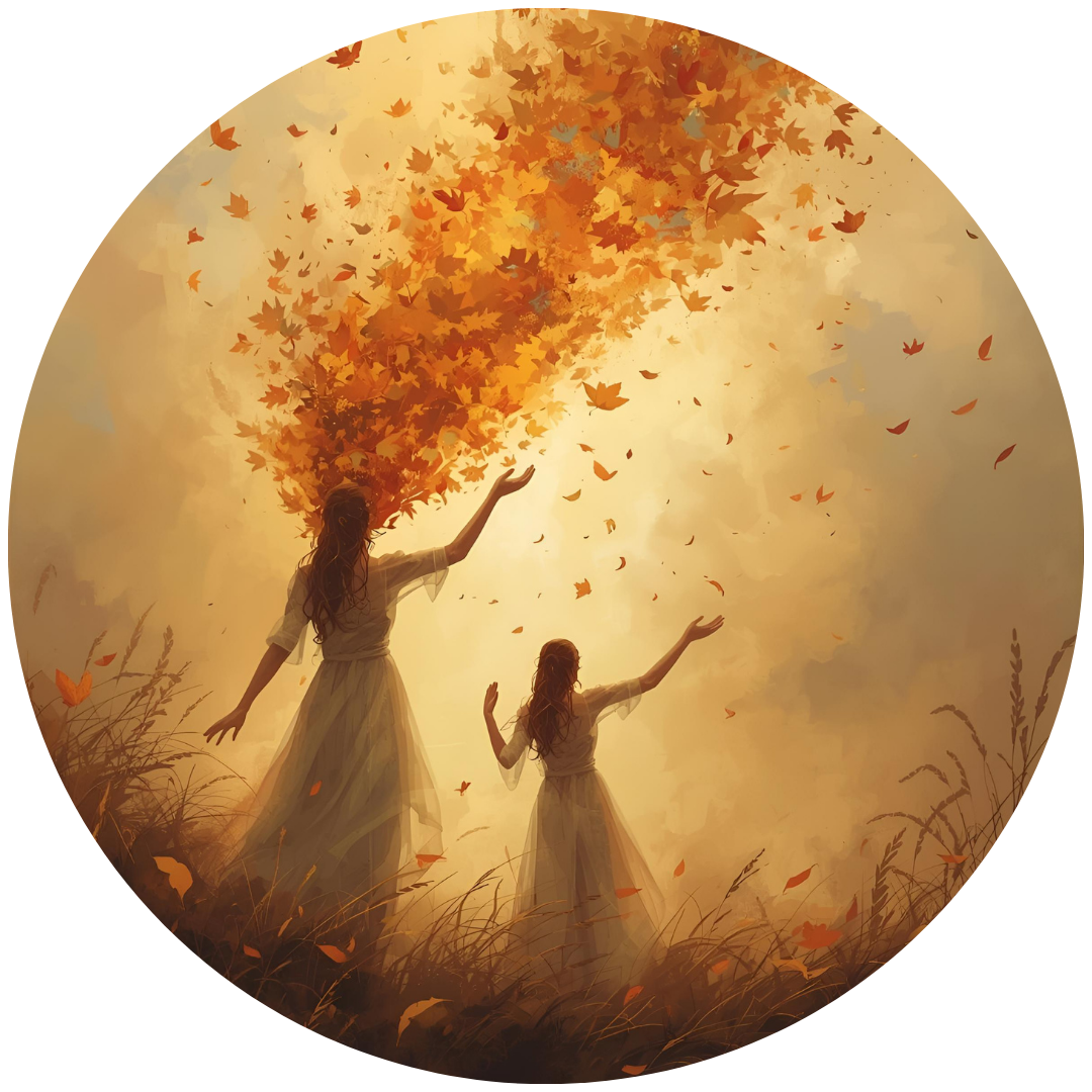 🍂 Gold des Loslassens – Dankbarkeit & Hingabe