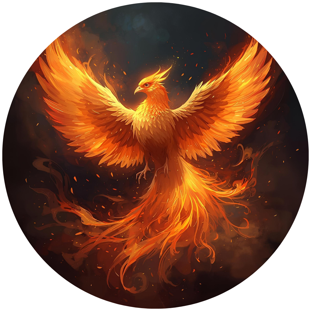 Phönix Jahreszyklus im Feuer des Herzens